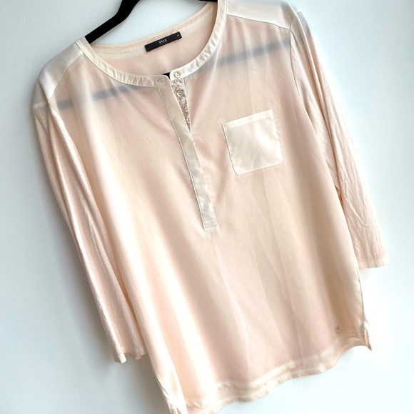 Blush Pink Brax Blouse - Picture 1 of 4